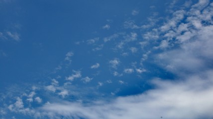 blue sky with clouds