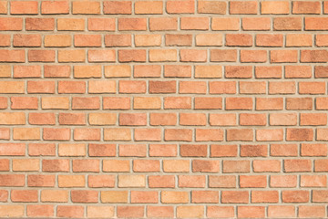 Red brick wall for texture background.
