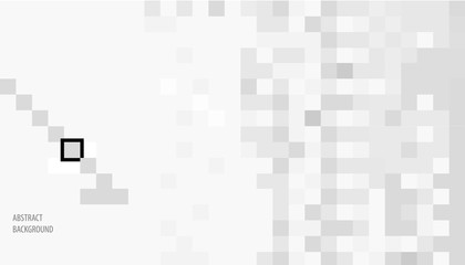 Abstract gray white background with squares. Mosaic. eps10 Vector