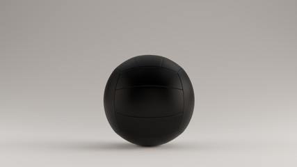 Black Volleyball 3d illustration 3d render