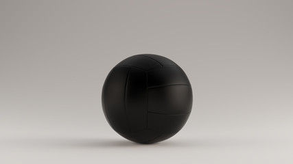 Black Volleyball 3d illustration 3d render