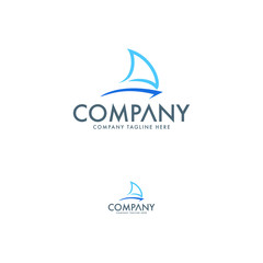Creative Hotel, Tourism, Yacht, Sail, Sailor and Shipping Logo 