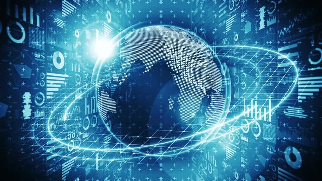 地球 グラフ ネットワーク テクノロジー 未来 情報 ループ