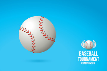 Vector of baseball background. Sports concept