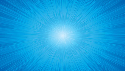 Vector abstract blue rays background.