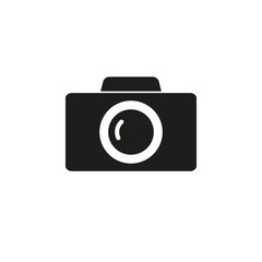 Icon the camera. Simple vector illustration