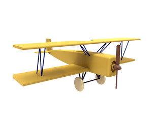 Airplane, colorful wooden toy