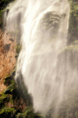 Fototapeta na wymiar Waterfall in Sumidero Canyon; Chiapas, Mexico