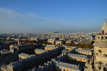 Fototapeta premium aerial view of paris