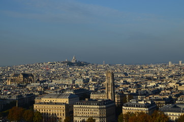 Fototapeta premium aerial view of paris
