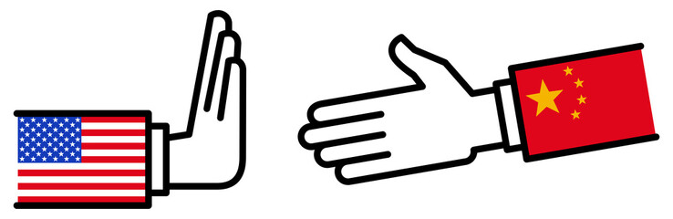 USA CHINA no business deal, refuse trade agreement, objection