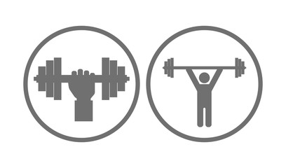 barbell dumbbell icon