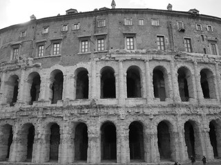 Obraz premium Teatro di Marcellus Rome, Roma, Italy, ruin antiquities