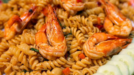 Spicy drunken spaghetti, Thai food