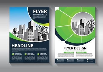 Brochure design, cover modern layout, annual report, poster, flyer in A4 with colorful triangles, geometric shapes for tech, science, market with light background