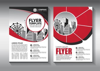 Brochure design, cover modern layout, annual report, poster, flyer in A4 with colorful triangles, geometric shapes for tech, science, market with light background