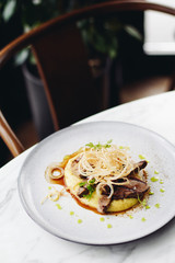 beef and potatoes dish