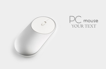 Computer mouse isolated on white background. PC mouse