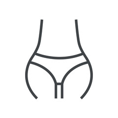 Line icon lingerie