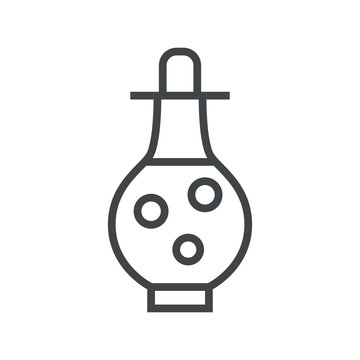 recommend clip art: Line icon perfume bottle