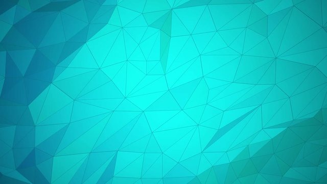 Looping Low Poly Style Background Video of Slow Moving Polygons