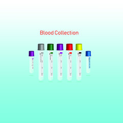 Blood collection tube for clinical and hospital