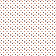 Seamless pattern with stars on white background. Vector illustration.