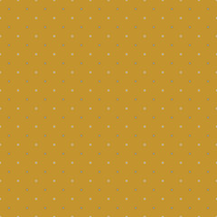Geometric illustration in cream, yellow and grey. Vector illustration with eyelets, circles and dots.