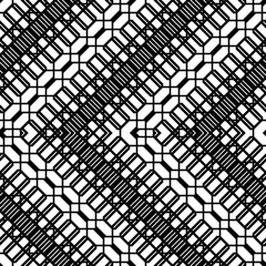 Design seamless monochrome zigzag pattern