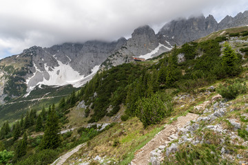 Fototapeta na wymiar Frühling am Wilden Kaiser in Tirol