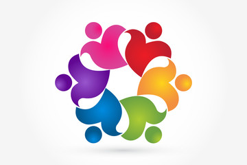 Logo volunteer people