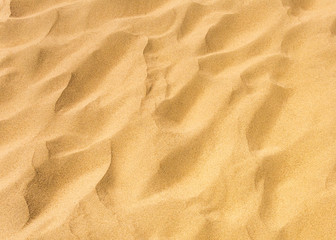 Fototapeta na wymiar Background image of desert sand in the dunes
