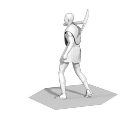 3D render, human character, illustration