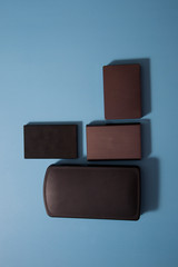 lay flat collection of hard drives