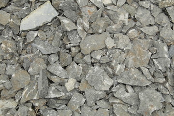 crushed granite stone background.