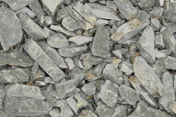crushed granite stone background.