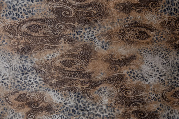 Overview of retro fabric with textile texture background