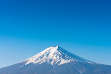 Fototapeta premium Fuji mount with blue sky, Japan