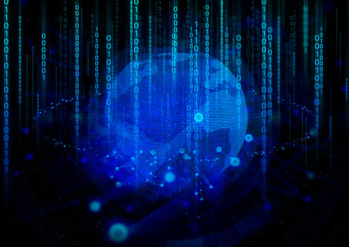 plexus world digital deep learning ai technology, robotic brain, molecule of chemical, atom cell science, abstract futuristic cyber network 01 code background illustration 3d rendering