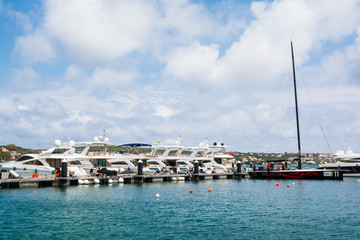 Fototapeta na wymiar Port de Mao, Mahon Harbour, Menorca