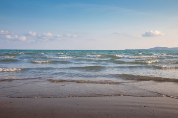 seascape heaven ocean soft wave for travel outdoor