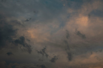 Storm clouds. The sky a background. Storm's coming.