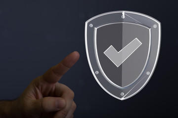 security data code digital in hand