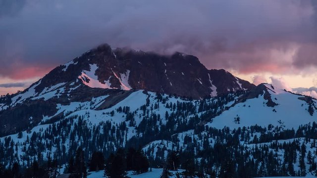 Mt Diller at Sunset