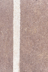 asphalt background texture with white line