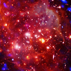 Cosmic galaxy background. Stars and cosmic gas.The elements of this image furnished by NASA.