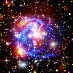 Obraz premium Space and galaxy. The elements of this image furnished by NASA.
