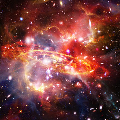 Galaxy and stars. The elements of this image furnished by NASA.