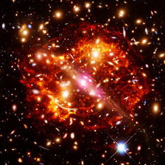 Galaxies. The elements of this image furnished by NASA.