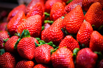 mix of fresh fruits within the spanish market 